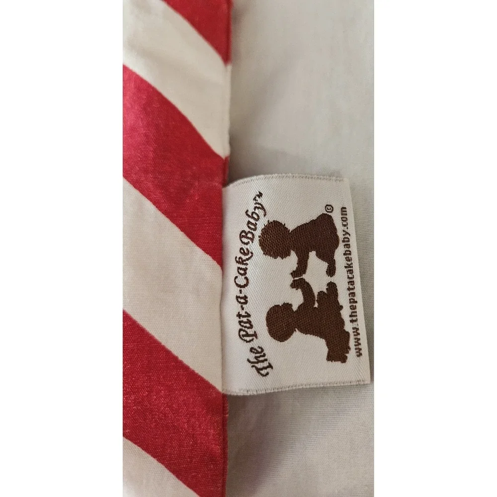 The Pot-a-Cake Baby Red Chevron Wet Bag Diaper Clutch Handmade‎ USA